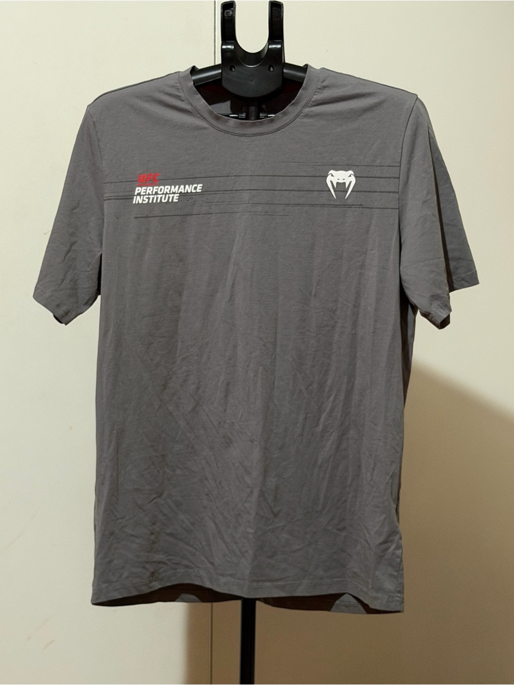 UFC Gray Performance Institute Short Sleeve Tee